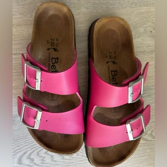 Betula by Birkenstock Hot Pink Arizona Sandals - Picture 8 of 10